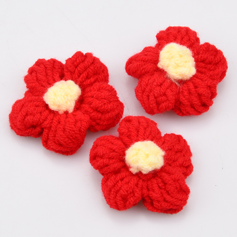 Handmade Crochet Five Petal Fl - Craft Embellishment review and price
