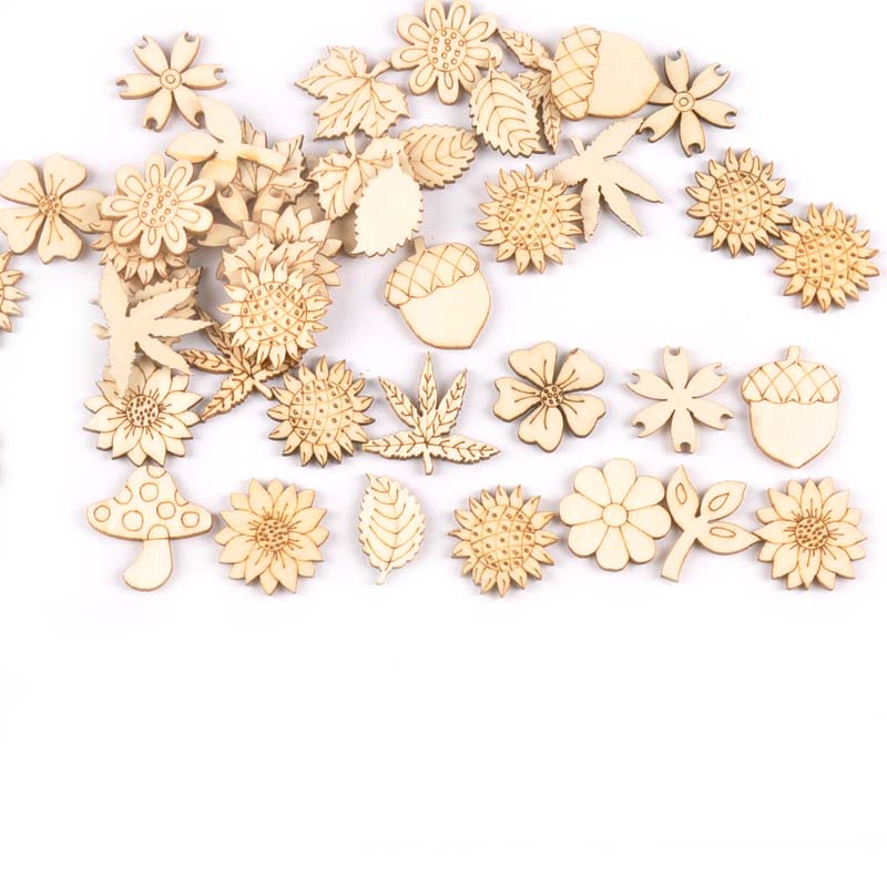 30Pcs 25-30mm Wood DIY Accesso - Embellish Craft review and price