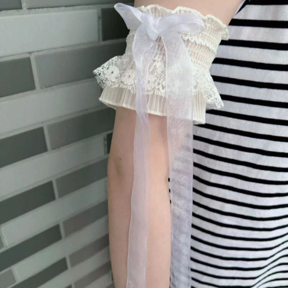 Fashion Lace Lolita Arm Sleeve - Elastic Lace Trim review and price