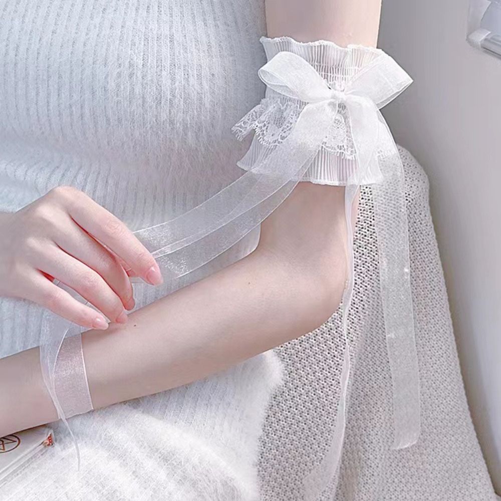 Fashion Lace Lolita Arm Sleeve - Elastic Lace Trim review and price