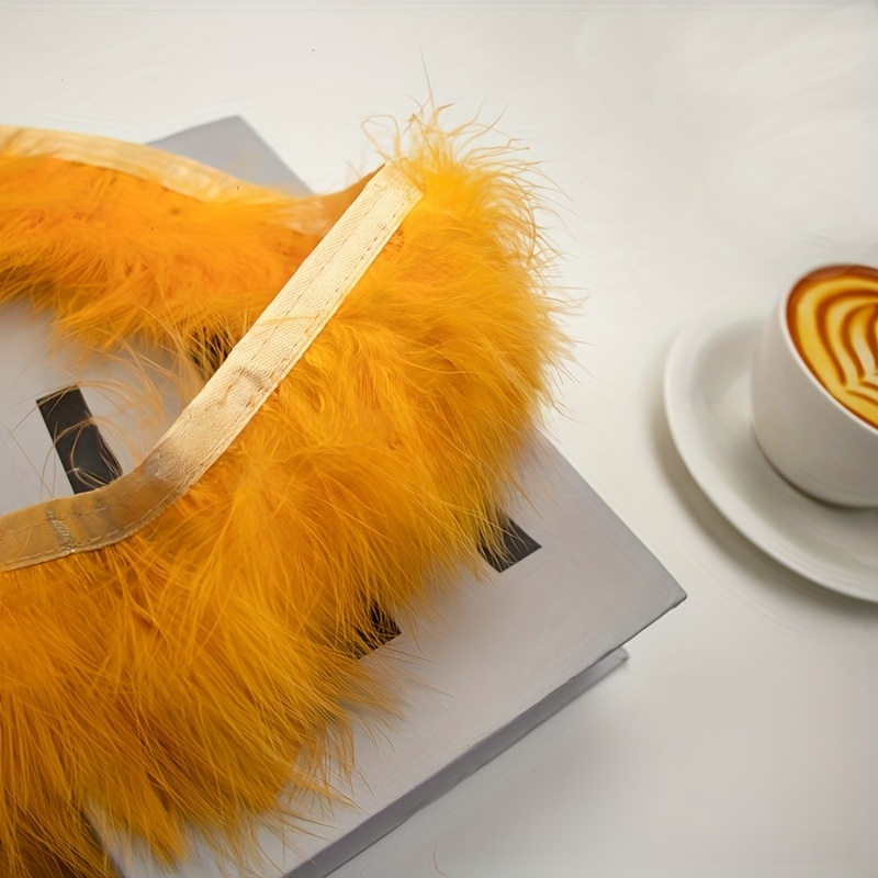 Fluffy Turkey Feathers Trim Fr - Fringe Ribbon Sewing review and price
