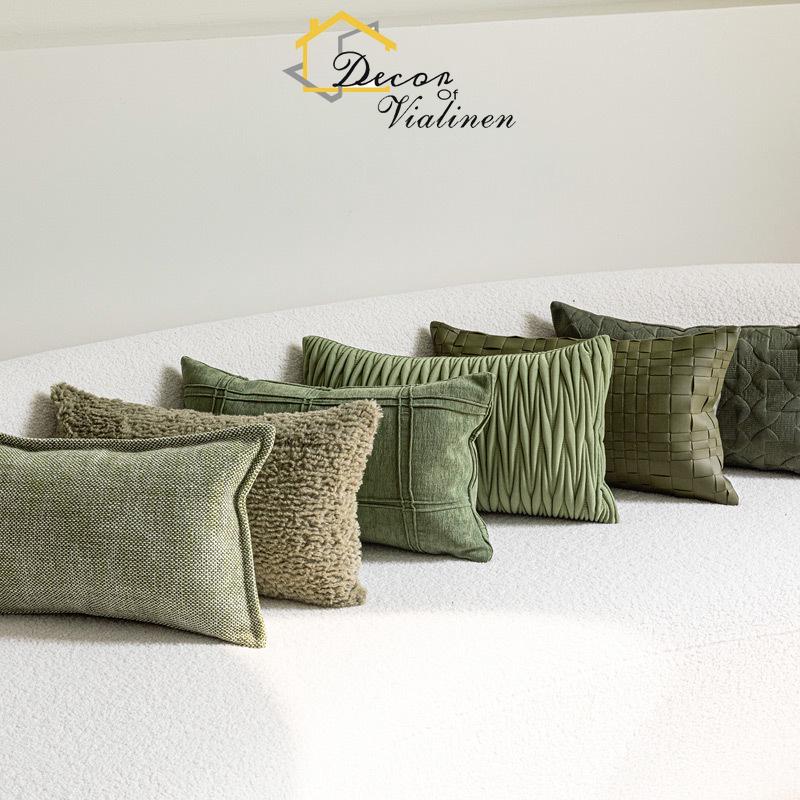Green waist pillow, minimalist - Velvet Ribbon Roll review and price