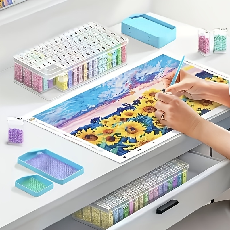 1/2/3/4Pack 64gird Diamond Pai - Craft Embellishment Storage review and price