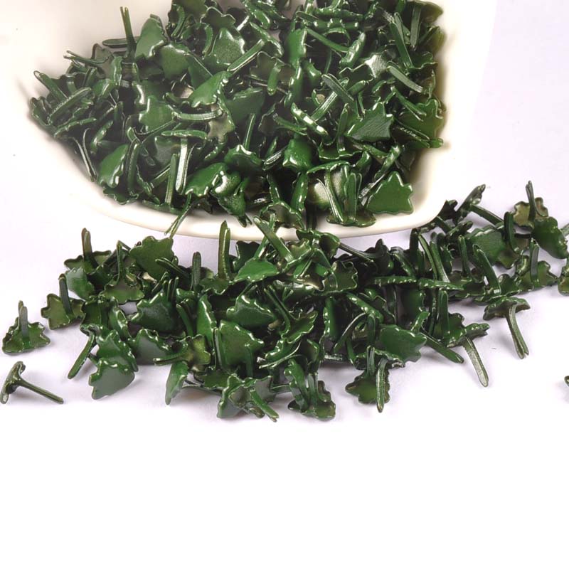 50pcs Mini Christmas Tree Brad - Christmas Craft Embellishment review and price