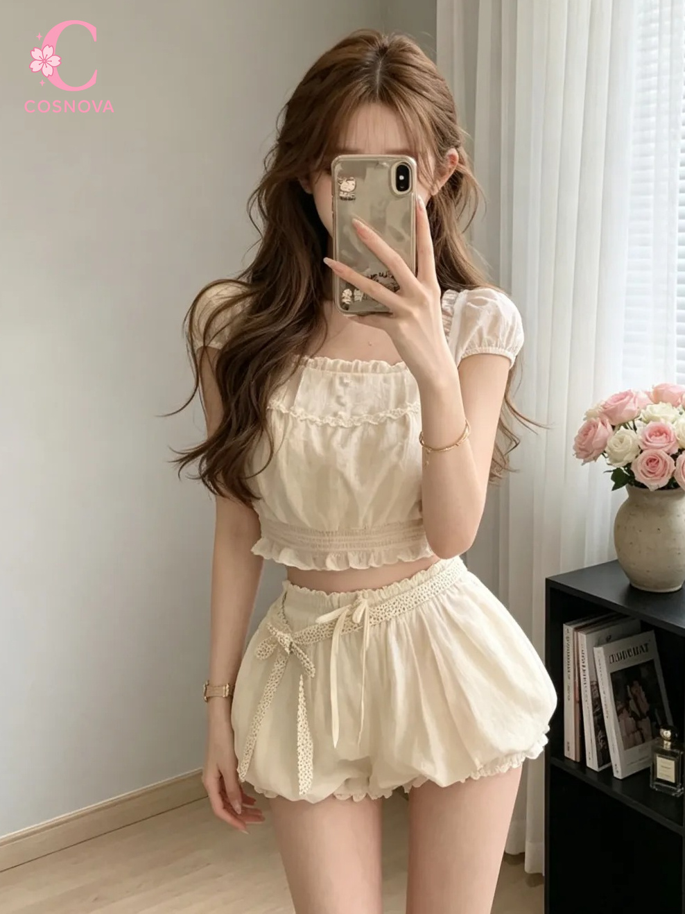 Summer Coquette Sweet 2 Piece  - Elastic Lace Trim review and price