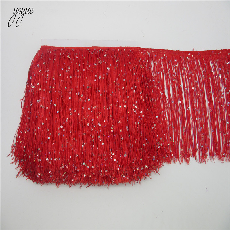 YOYUE 1Yard 20CM Long Polyeste - Fringe Ribbon Sewing review and price