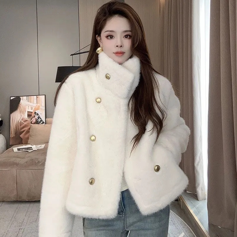 Mink Velvet Coat Female 2026 A - Velvet Ribbon Roll review and price