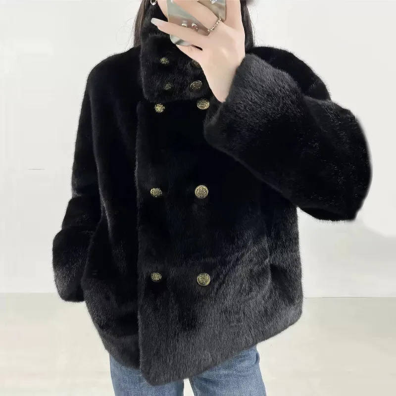 Mink Velvet Coat Female 2026 A - Velvet Ribbon Roll review and price