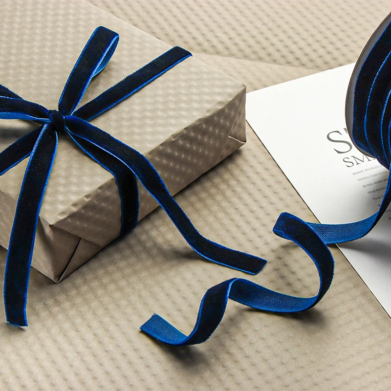 50Yards/roll Velvet Flocking R - Velvet Ribbon Roll review and price