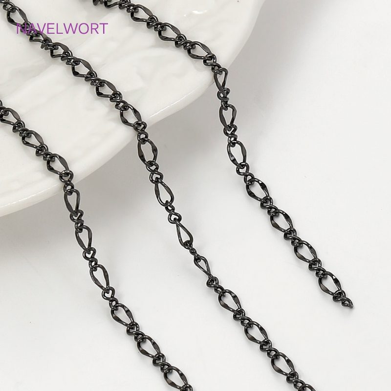 Black Color Oval Thin Chains F - Embroidery Craft review and price