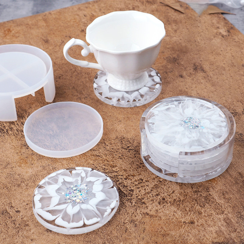 SNASAN Coaster Cup Mat Silicon - Craft Embellishment Storage review and price