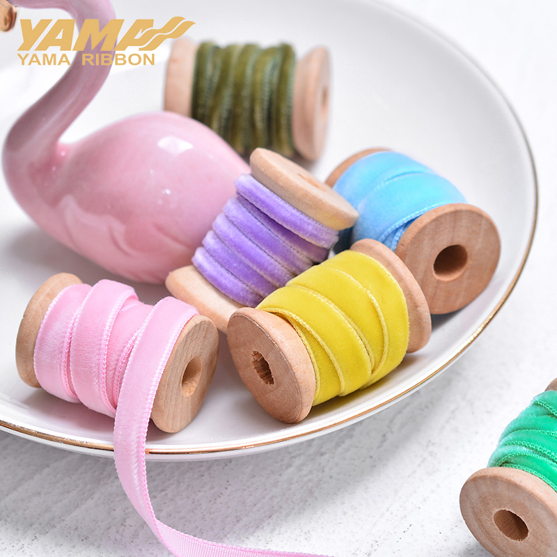 YAMA-Monochrome Velvet Ribbon, - Velvet Ribbon Roll review and price