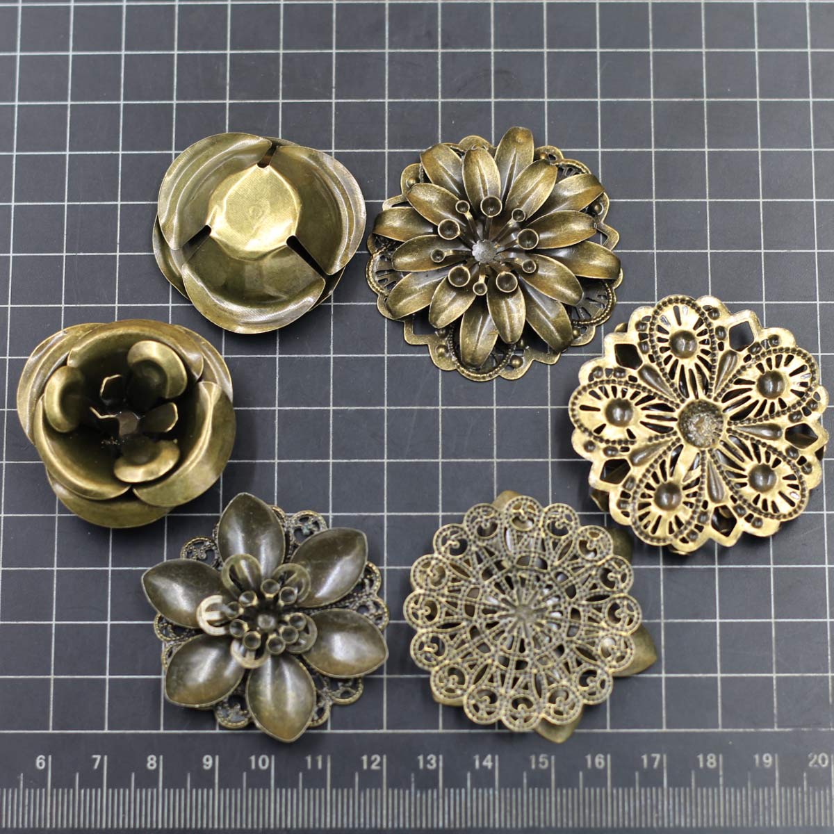6Pcs Embellishments Combinatio - Embellish Craft review and price