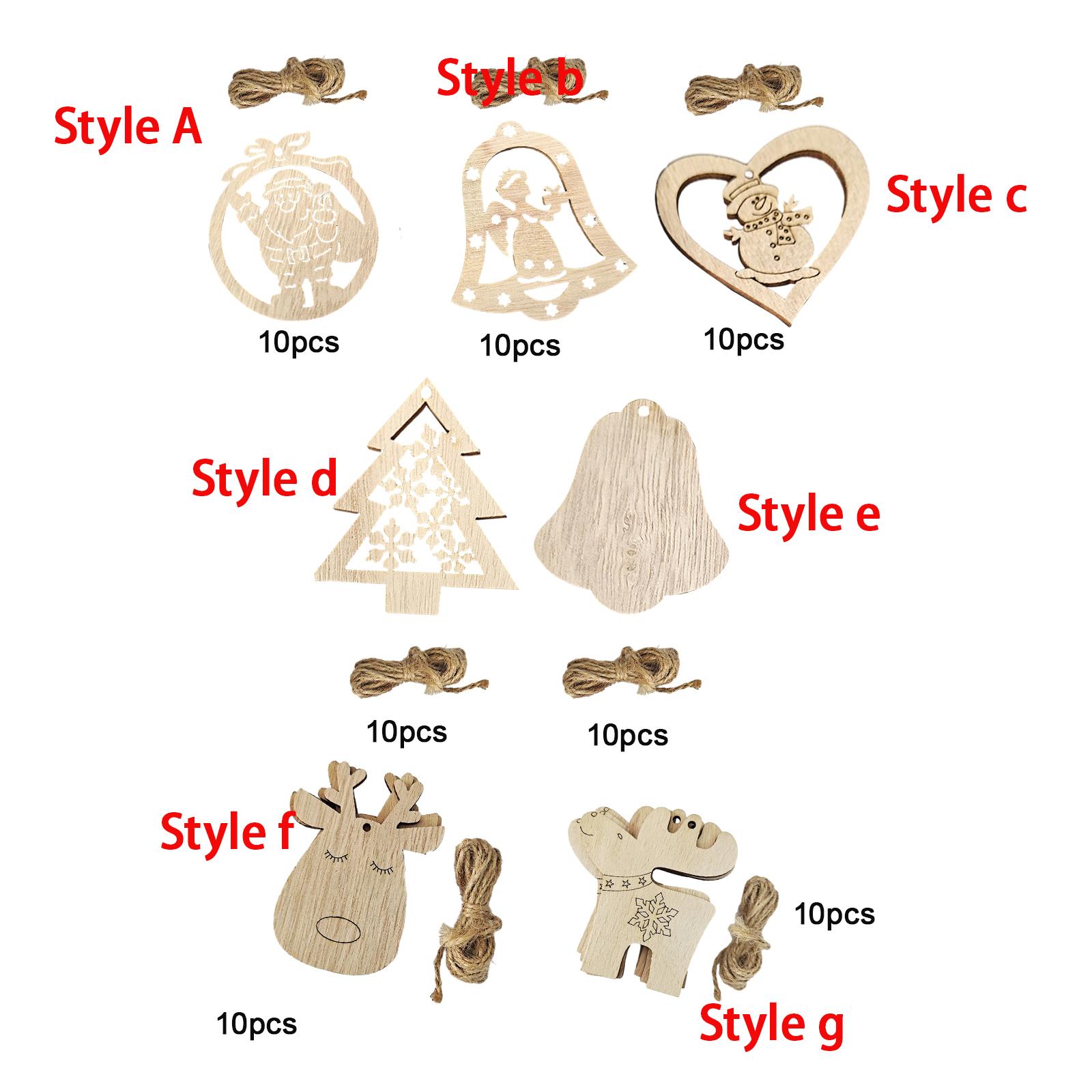 Unfinished Wooden Cutouts Xmas - Christmas Craft Embellishment review and price