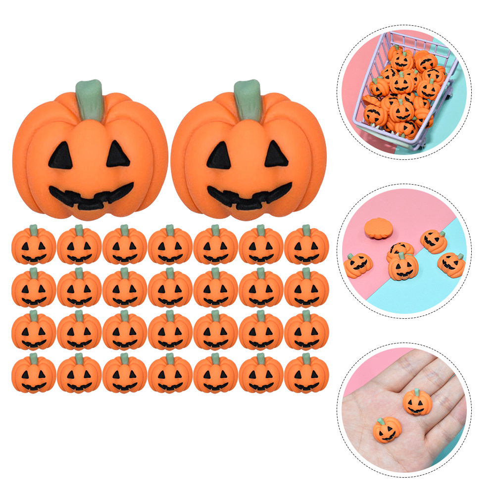 50Pcs Mini Resin Pumpkin Charm - Embellish Craft review and price