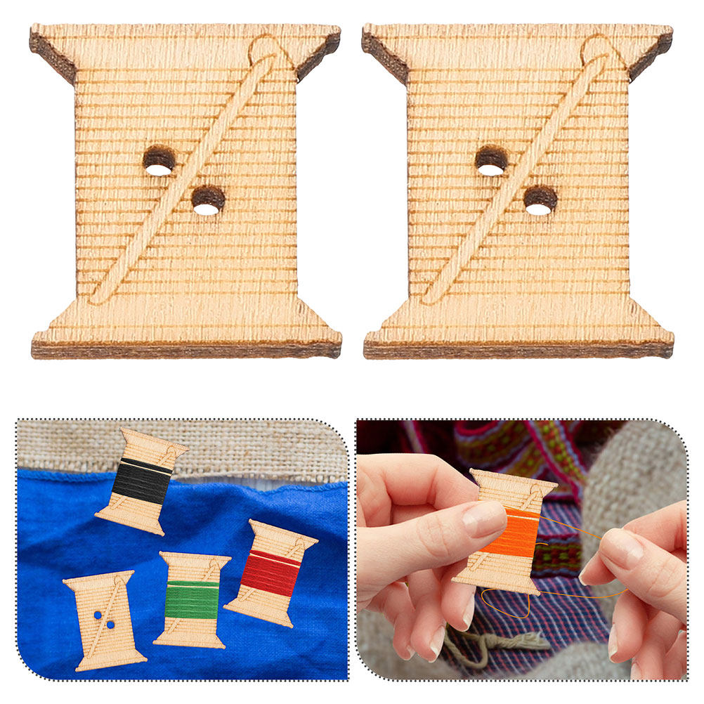 100Pcs Wooden Sewing Machine T - Embroidery Craft review and price