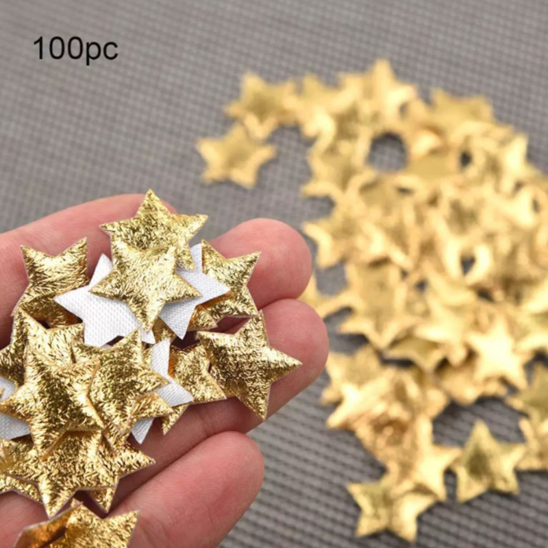 100Pcs Gold/Silver Stars For C - Christmas Craft Embellishment review and price